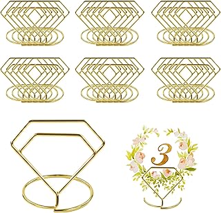 Porte-numéro de table de mariage, porte-cartes pour petites tables pour afficher menus, mémos