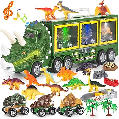 Jouets dinosaures dinoron pour enfants garçons 3 4 5 6 7, camion