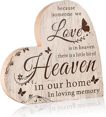 Cadeau commémoratif de sympathie, signe de perte de mémoire d'amour, cadeau commémoratif