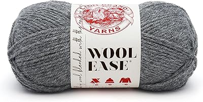 Fil en laine une pièce lion brand spinning company, gris oxford