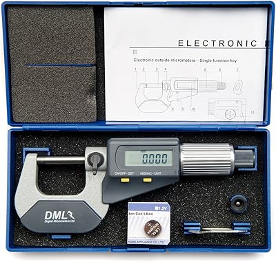 Micromètre à électrode externe numérique dml 0-25 mm ip54, garantie 12 mois