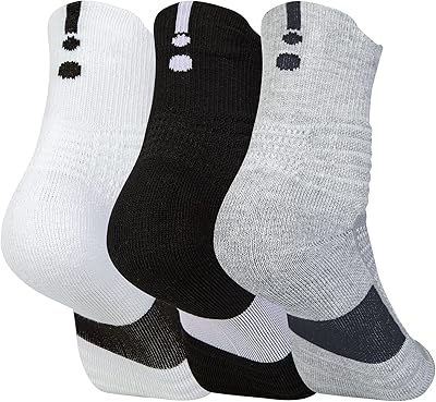 Chaussettes de basket-ball pour hommes, chaussettes de sport de badminton à tube moyen