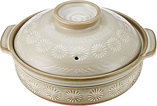 Bol de fleurs japonais donabe mishima pour 4-5 personnes n° 9 m