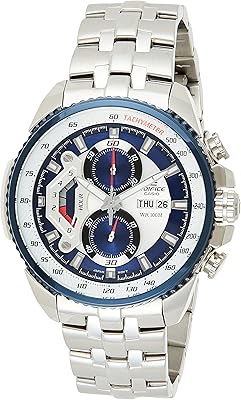 Montre casio edifice ef-558d-2av pour hommes - analogique, montre de sport