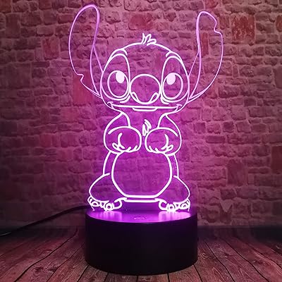 Figurine de dessin animé anime stitch 3d kawaii pour enfants lilo et stitch