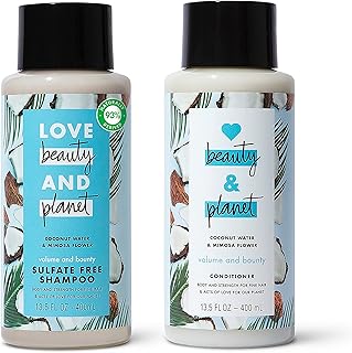 Love beauty & planet luxury hair care volume bounty shampoing et après-shampooing