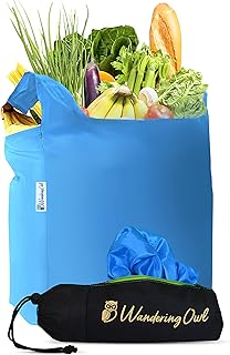 Sacs de courses réutilisables bagnest, lot de 5, sacs d'épicerie, parfaits pour le rangement