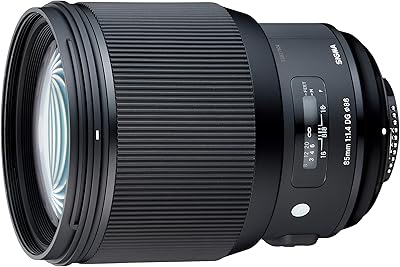 Objectif sigma art 85 mm f/1.4 dg hsm pour nikon, noir