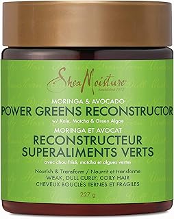 Reconstructeur shea moisture power greens, moringa et avocat, 8 fl oz (237 ml)