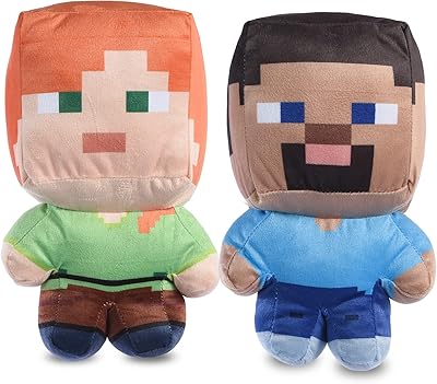 Minecraft 4 pets plush squeaky dog toys lot de 2 | produits