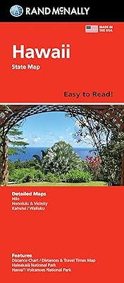 Carte pliée rand mcnally : carte de l'état d'hawaï. Diaytar Sénégal : Large gamme, petits prix, grande satisfaction