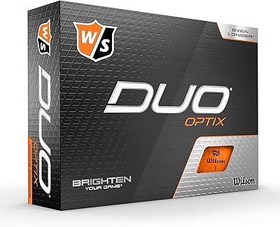 Balle de golf wilson staff duo optix