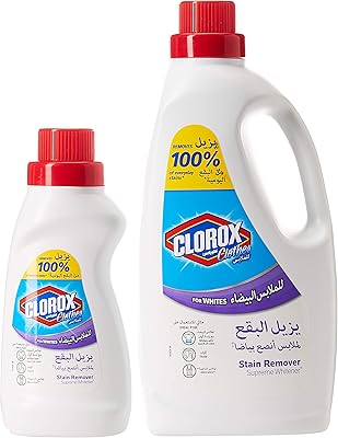 Nettoyant détachant clorox super white avec mini-bouteille en prime 500