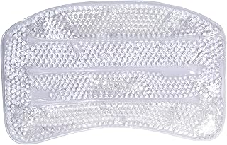 Bath bliss luxury bead cooling gel baignoire, ventouse, oreiller spa, blanc