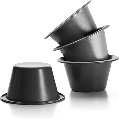 Ensemble de moules à caramel crémeux ebeli 8 x 5 cm, 4 pièces
