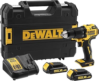 Marteau perforateur sans fil dewalt 18 v 13 mm avec batterie 1,5 ah