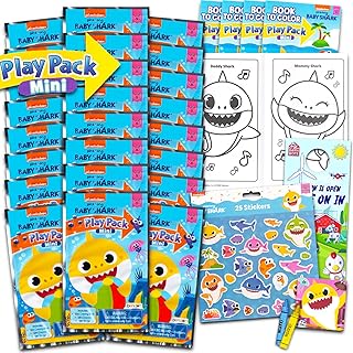 Ensemble de mini cadeaux de fête baby shark pour enfants - paquet