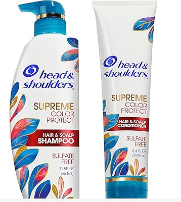 Shampooing et après-shampoing antipelliculaire head & shoulders, ultra protection de la couleur à