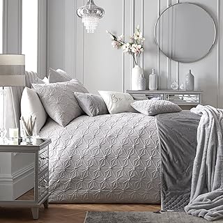 Par caprice home ruby texture diamant géo parure de lit