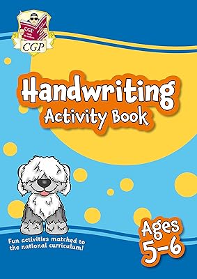 Livre d'activités d'écriture manuscrite pour les 5 à 6 ans (année 1)