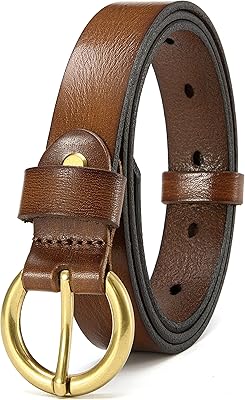 Ceintures pour jeans pour femmes, ceintures en cuir véritable pour femmes, ceinture