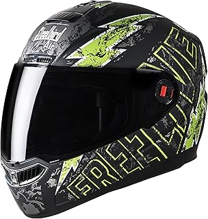 Casque de moto intégral steel bird free life 600 mm, noir mat