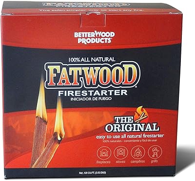 Allumeur de feu en bois de pin naturel peterwood de 10 livres