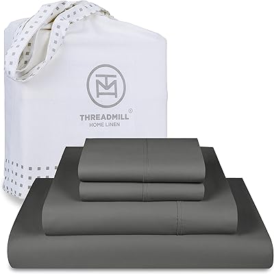 Parure de lit de luxe en coton biologique thread mill certifié