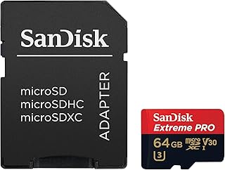 Carte mémoire micro sdxc sandisk extreme pro 64 go classe 10 uhs-i u3