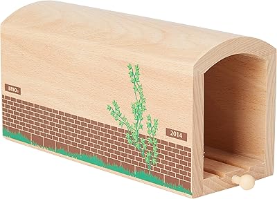 Ensemble d'accessoires de train tunnel en bois brio pour enfants à partir