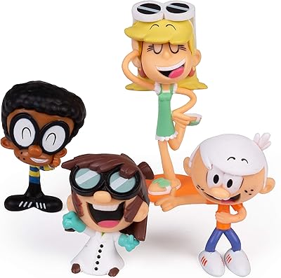 Ensemble de figurines d'action de la série télévisée nickeledon de 4 pièces lincoln