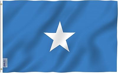 Drapeau fly breeze de la somalie 3 x 5 pieds - couleurs vives