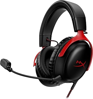 Casque de jeu filaire hyperx cloud iii pour pc, playstation et xbox series