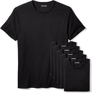 T-shirt slim à col rond amazon essentials pour hommes paquet de 6