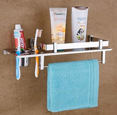 Étagère de salle de bain flawes en acier inoxydable
