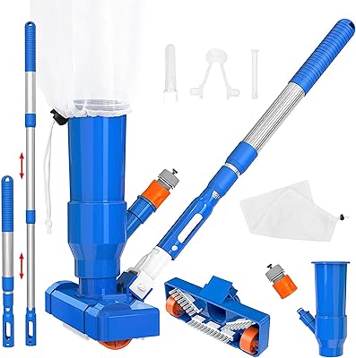 Aspirateur de piscine kit de nettoyage aspirateur piscine chaude avec sac à