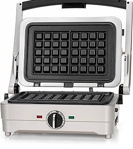 Ensemble de crêpières et gaufriers 2 en 1 de style cuisine art | plaques antiadhésives amovibles | perle givrée | waf2u. Diaytar : Parce que bien acheter, c'est économiser