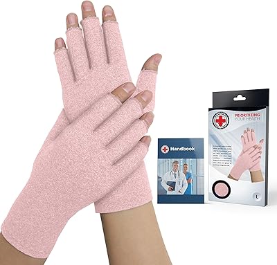 Gants de compression pour l'arthrite dr. flood pink pour femmes / gants