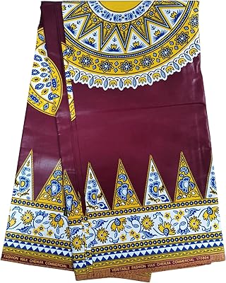 Ylt wax 100% coton tissu africain ankara wax print 6 mètres une pièce