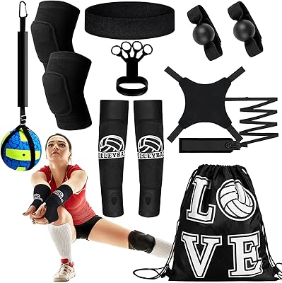 Ensemble d'équipement d'entraînement de volley-ball wet tran 7 pièces, comprenant une bande