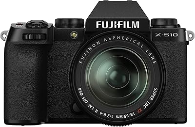 Kit d'objectif d'appareil photo numérique sans miroir fujifilm xf18-55 mm pour x-s10