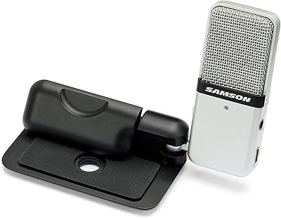 Microphone à condensateur usb portable samson gomic