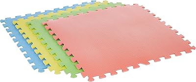 Tapis en mousse multicolore rbw toys, 1 lot de 4 pièces, tapis d'activité