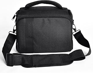 Sac à bandoulière copic en toile noire bl-26 pour appareil photo