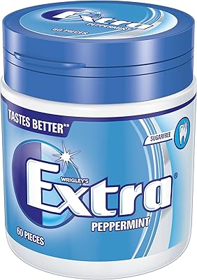 Gomme à mâcher extra aromatisée à la menthe, 6 pièces