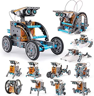 Kit scientifique de robot solaire 12 en 1 pour enfants, jouets de construction
