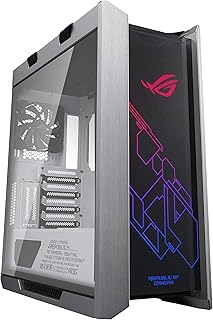 Boîtier de jeu rog strix helios mid tower white edition rgb atx/eatx