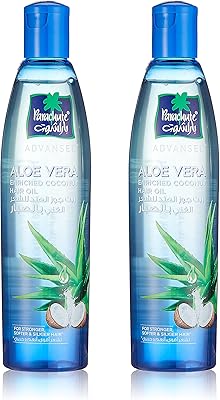 Huile capillaire avancée parachute enrichie en extraits d'aloe vera et de noix
