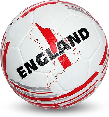 Ballon de football nivea country rubber 1360eg, taille 5 (blanc)