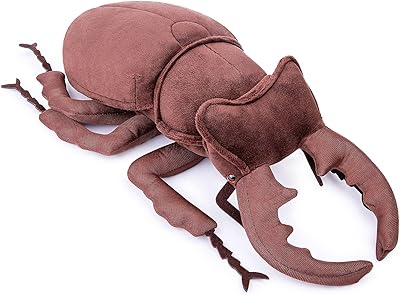Jouet en peluche de coléoptères de vacances de simulation, jouet en peluche d'insecte